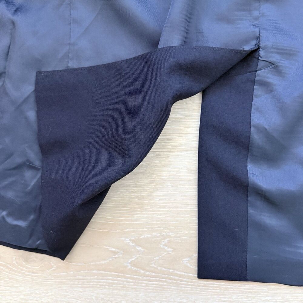 Vintage Polo University Club by Ralph Lauren Navy Blue Blazer 44R Made in Canada - Picture 14 of 16